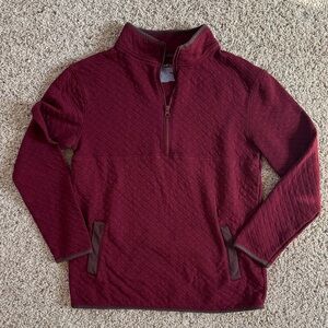 Cat & Jack Maroon Quilted Sweater